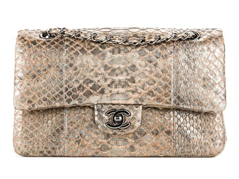 chanel blue python bag|python Chanel handbags sale.